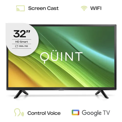 Smart Tv Quint 32 Pulgadas Qt3-32gtv2024 Google Tv Lh
