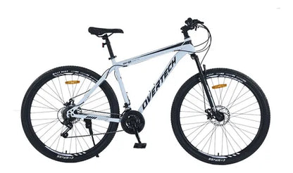 Bicicleta Mtb Overtech R29 Q5 21v Freno A Disco Shimano 12x Color Gris claro/Negro Tamaño del cuadro M